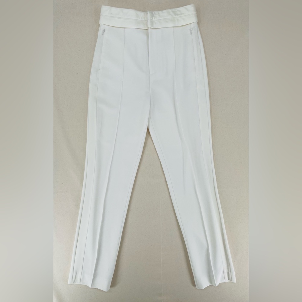 Valery Kovalska Crisp White Tailored Trousers